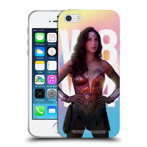 Wonder Woman 1984 80's Graphics Costume Soft Gel Case for Apple iPhone 5 / 5s / iPhone SE 2016