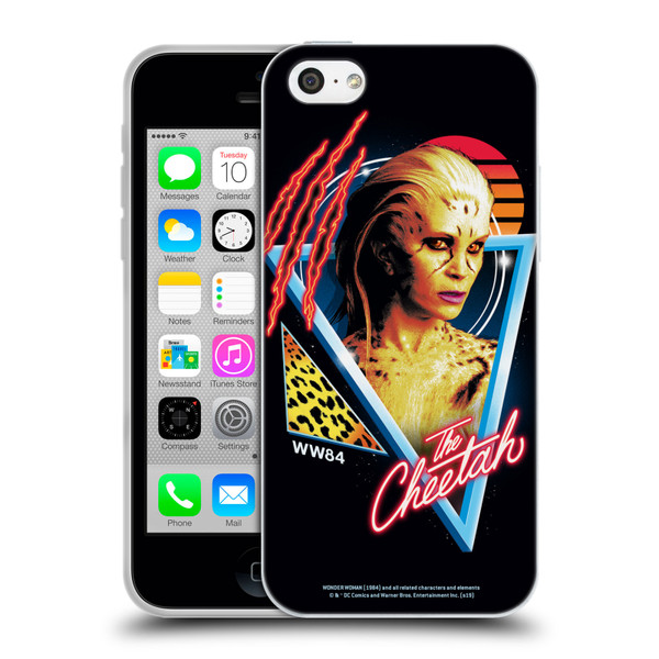 Wonder Woman 1984 80's Graphics The Cheetah Soft Gel Case for Apple iPhone 5c