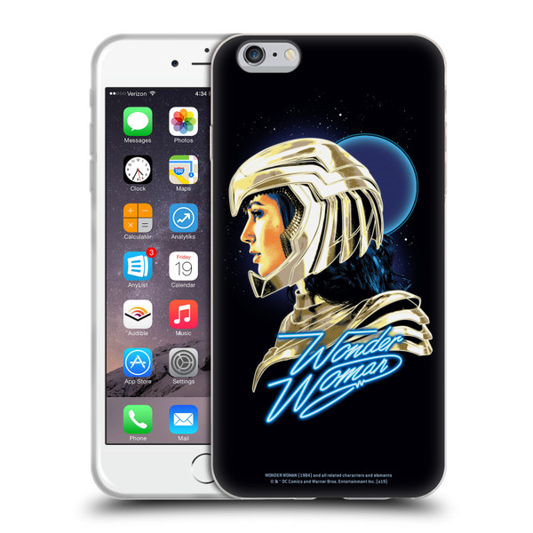 Wonder Woman 1984 80's Graphics Golden Armour 2 Soft Gel Case for Apple iPhone 6 Plus / iPhone 6s Plus