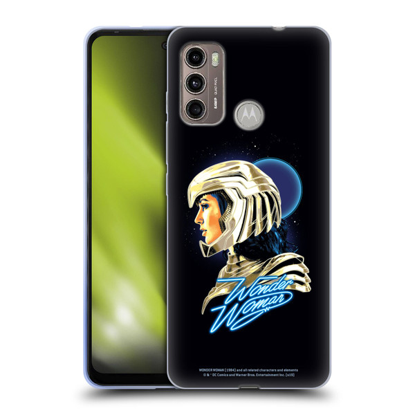 Wonder Woman 1984 80's Graphics Golden Armour 2 Soft Gel Case for Motorola Moto G60 / Moto G40 Fusion