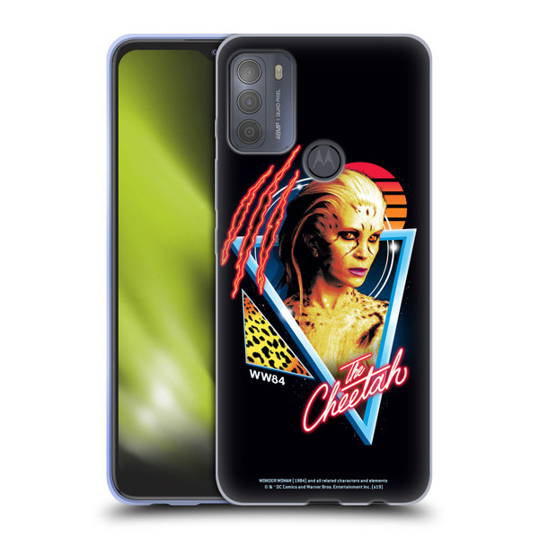 Wonder Woman 1984 80's Graphics The Cheetah Soft Gel Case for Motorola Moto G50