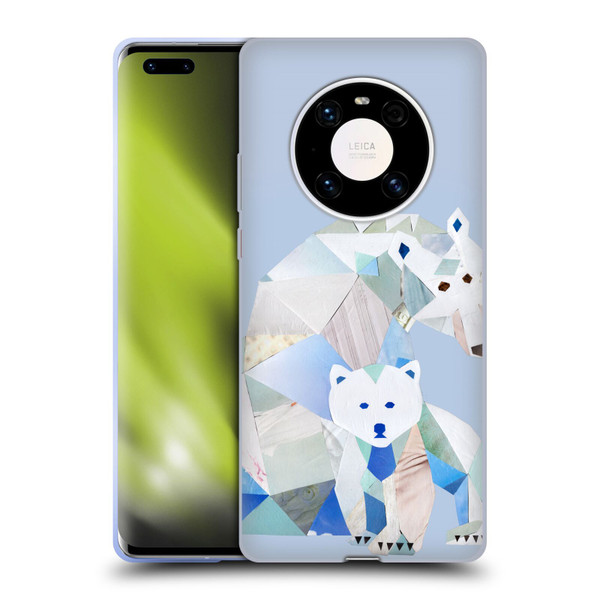 Artpoptart Animals Polar Bears Soft Gel Case for Huawei Mate 40 Pro 5G