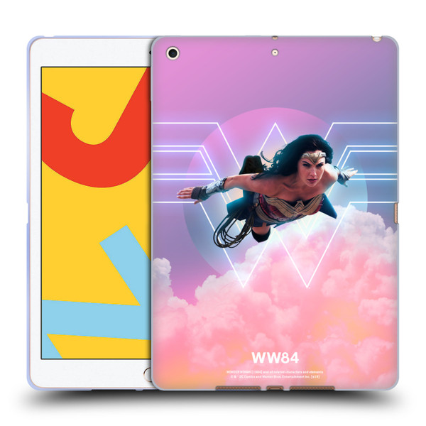 Wonder Woman 1984 80's Graphics Flying Soft Gel Case for Apple iPad 10.2 2019/2020/2021