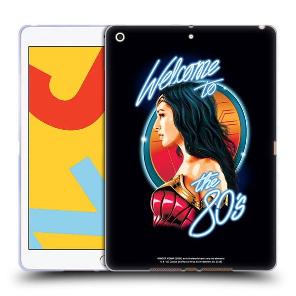 Wonder Woman 1984 80's Graphics Welcome Soft Gel Case for Apple iPad 10.2 2019/2020/2021