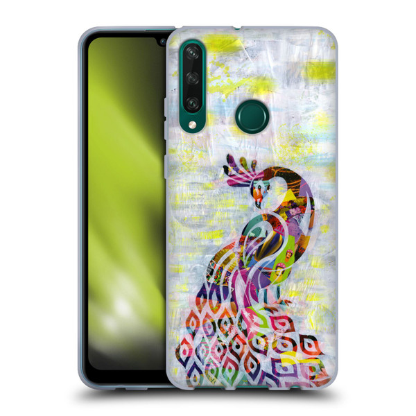 Artpoptart Animals Peacock Soft Gel Case for Huawei Y6p