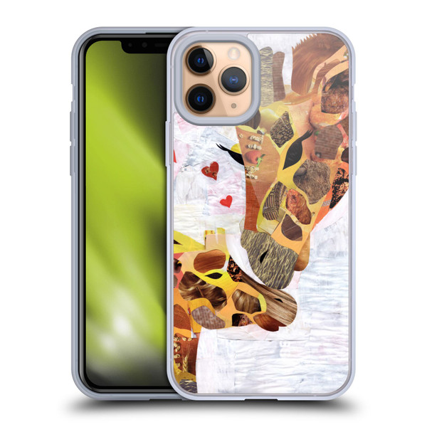 Artpoptart Animals Sweet Giraffes Soft Gel Case for Apple iPhone 11 Pro