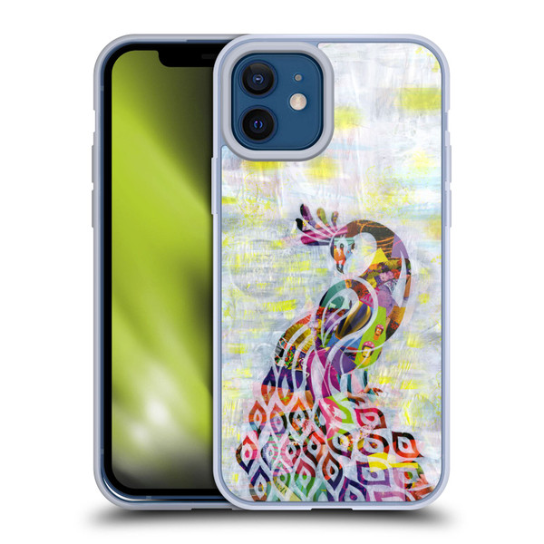 Artpoptart Animals Peacock Soft Gel Case for Apple iPhone 12 / iPhone 12 Pro