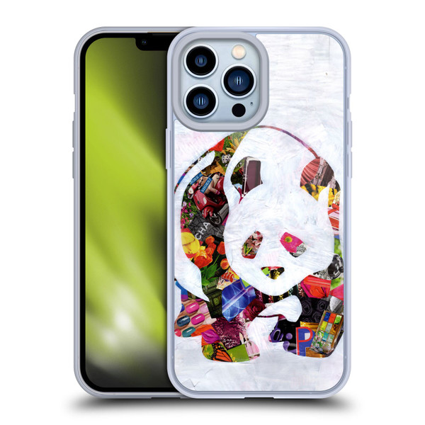 Artpoptart Animals Panda Soft Gel Case for Apple iPhone 13 Pro Max