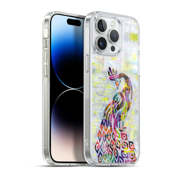 Artpoptart Animals Peacock Soft Gel Case for Apple iPhone 13 Pro Max & MagSafe