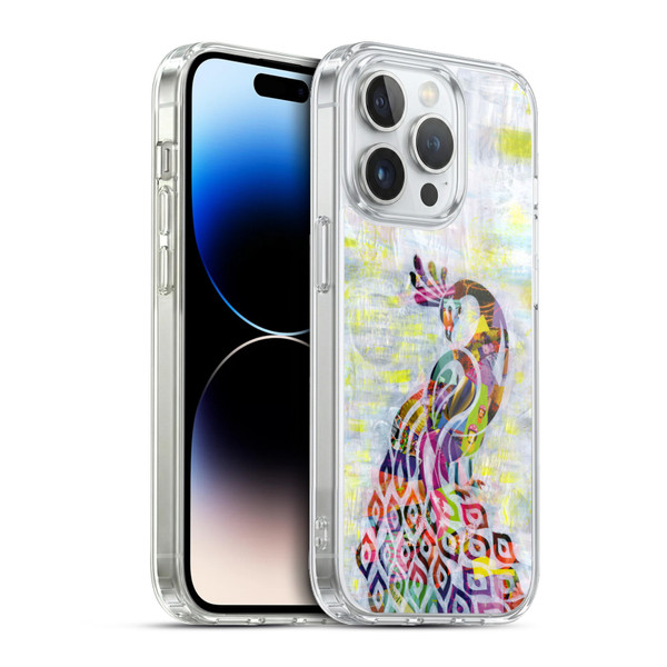 Artpoptart Animals Peacock Soft Gel Case for Apple iPhone 13 Pro & MagSafe
