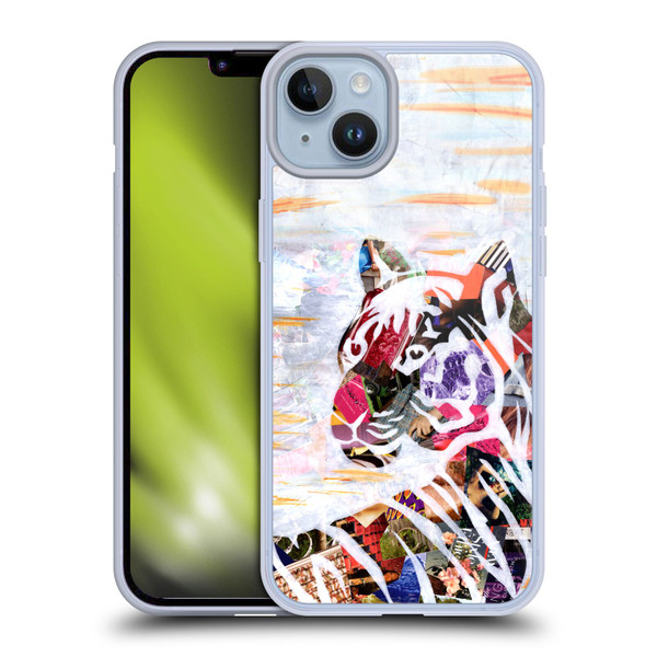 Artpoptart Animals Tiger Soft Gel Case for Apple iPhone 14 Plus