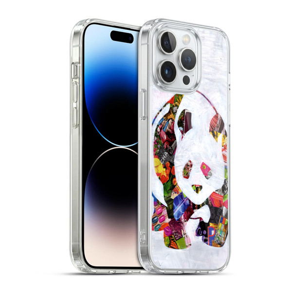 Artpoptart Animals Panda Soft Gel Case for Apple iPhone 14 Pro Max & MagSafe