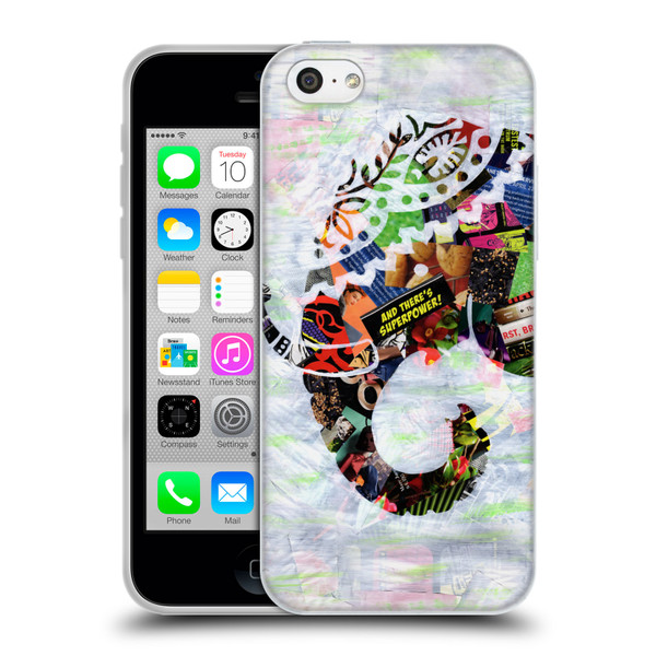 Artpoptart Animals Elephant Soft Gel Case for Apple iPhone 5c