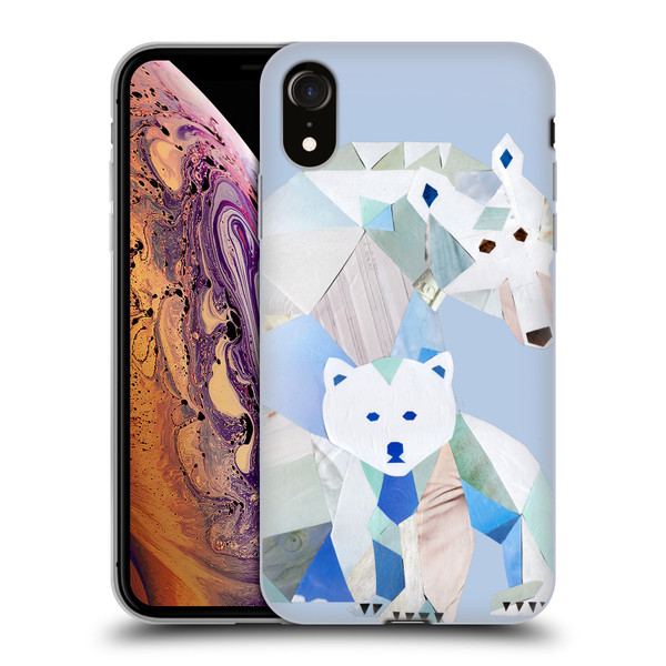 Artpoptart Animals Polar Bears Soft Gel Case for Apple iPhone XR