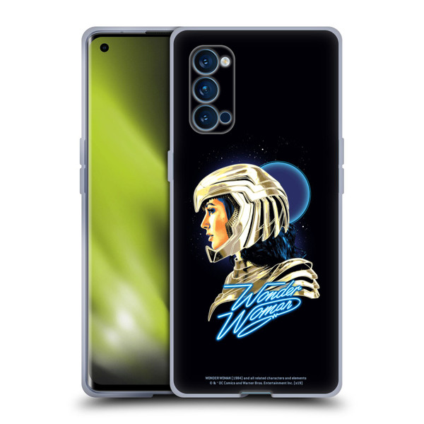 Wonder Woman 1984 80's Graphics Golden Armour 2 Soft Gel Case for OPPO Reno 4 Pro 5G