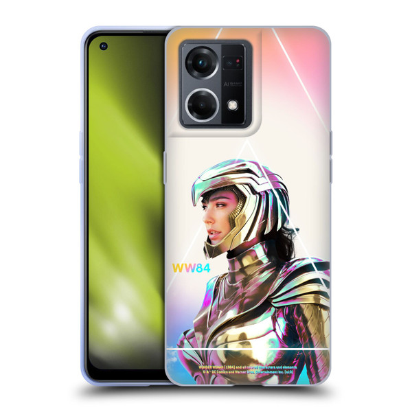 Wonder Woman 1984 80's Graphics Golden Armour 3 Soft Gel Case for OPPO Reno8 4G