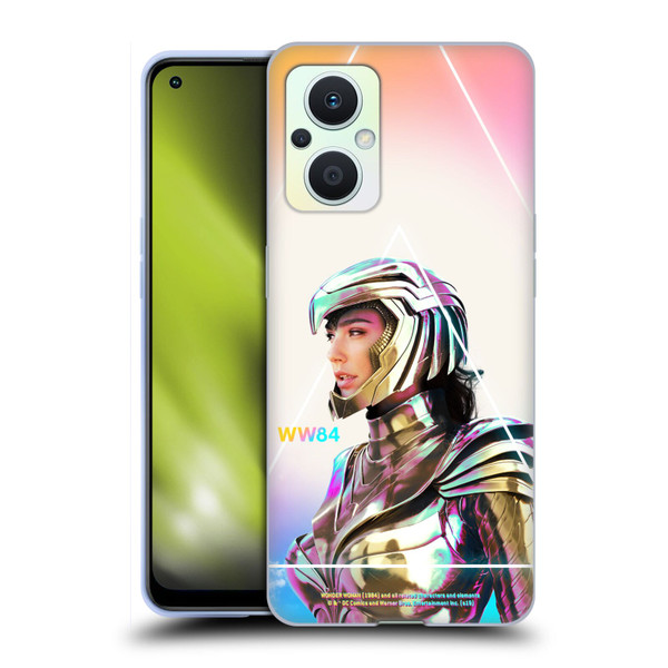 Wonder Woman 1984 80's Graphics Golden Armour 3 Soft Gel Case for OPPO Reno8 Lite