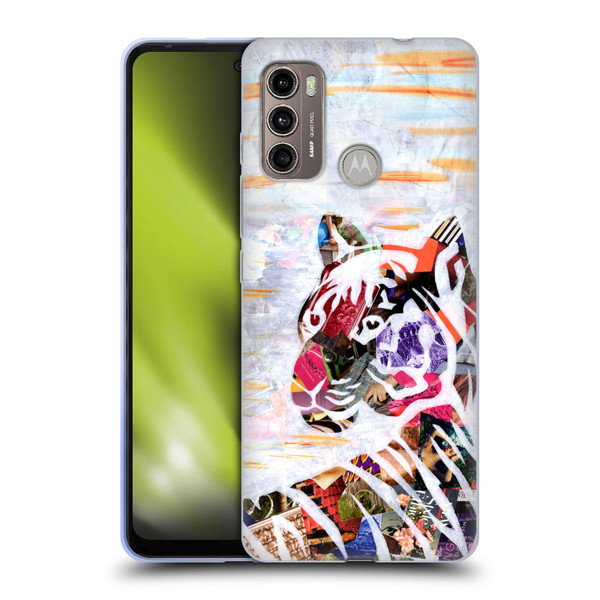 Artpoptart Animals Tiger Soft Gel Case for Motorola Moto G60 / Moto G40 Fusion
