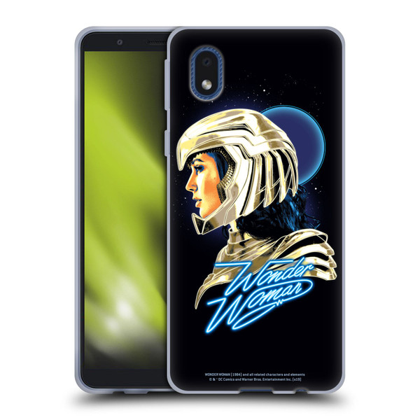 Wonder Woman 1984 80's Graphics Golden Armour 2 Soft Gel Case for Samsung Galaxy A01 Core (2020)