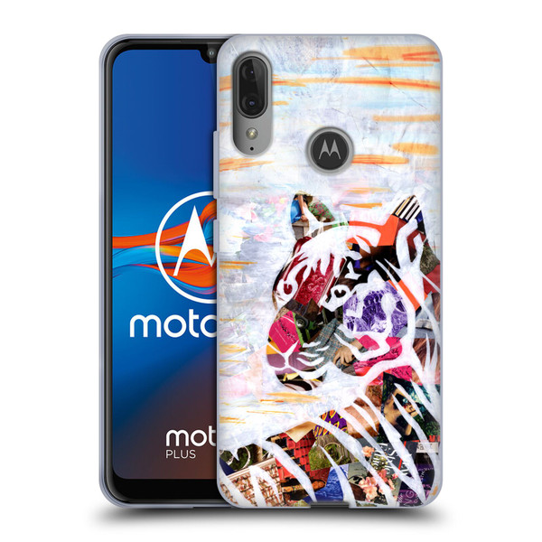 Artpoptart Animals Tiger Soft Gel Case for Motorola Moto E6 Plus