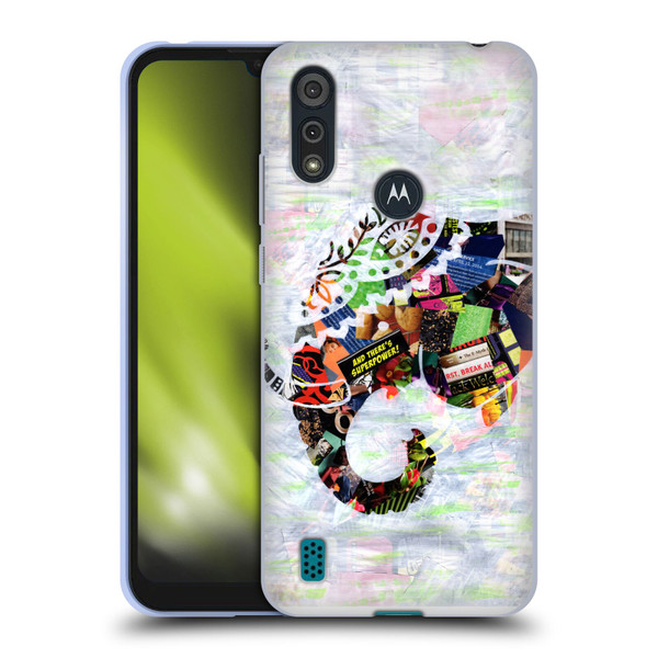 Artpoptart Animals Elephant Soft Gel Case for Motorola Moto E6s (2020)
