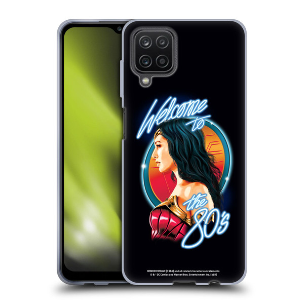 Wonder Woman 1984 80's Graphics Welcome Soft Gel Case for Samsung Galaxy A12 (2020)