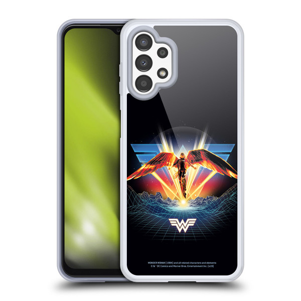 Wonder Woman 1984 80's Graphics Golden Armour Soft Gel Case for Samsung Galaxy A13 (2022)