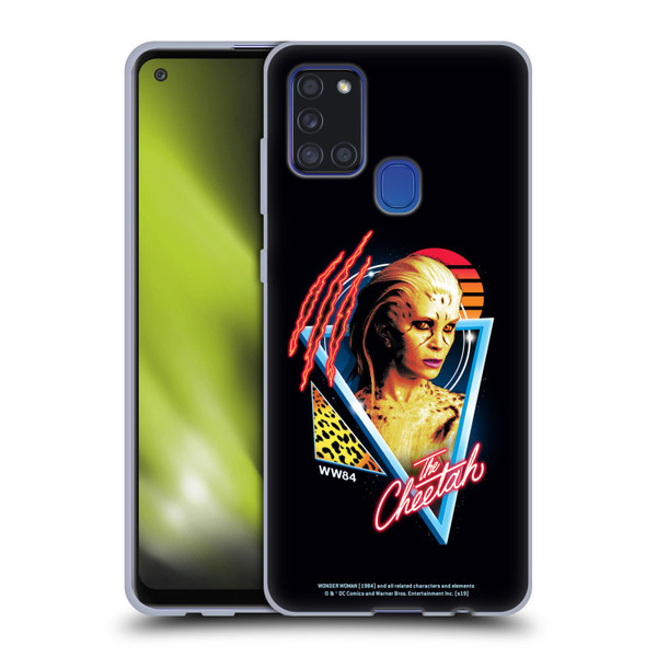 Wonder Woman 1984 80's Graphics The Cheetah Soft Gel Case for Samsung Galaxy A21s (2020)