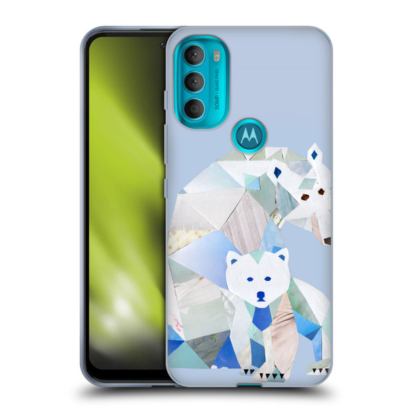 Artpoptart Animals Polar Bears Soft Gel Case for Motorola Moto G71 5G