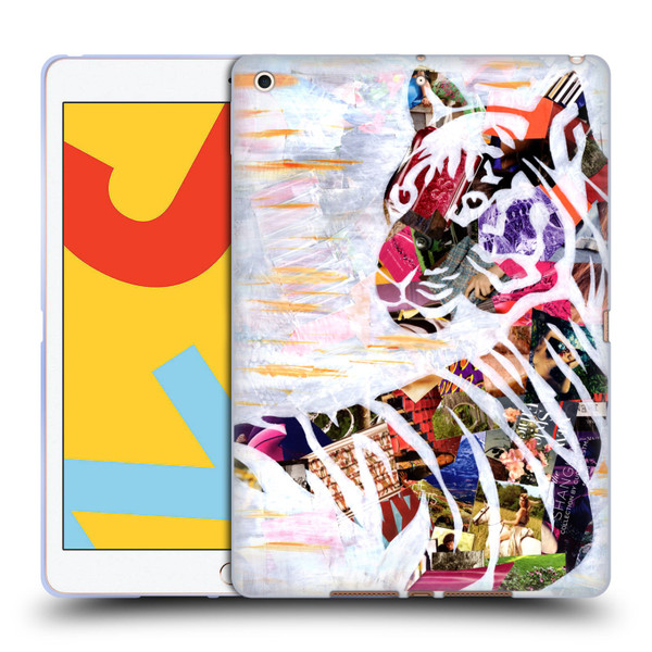 Artpoptart Animals Tiger Soft Gel Case for Apple iPad 10.2 2019/2020/2021