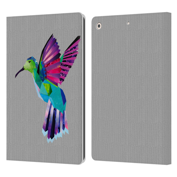 Artpoptart Animals Hummingbird Leather Book Wallet Case Cover For Apple iPad 10.2 2019/2020/2021
