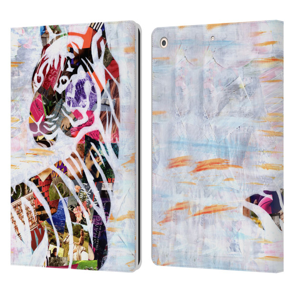 Artpoptart Animals Tiger Leather Book Wallet Case Cover For Apple iPad 10.2 2019/2020/2021