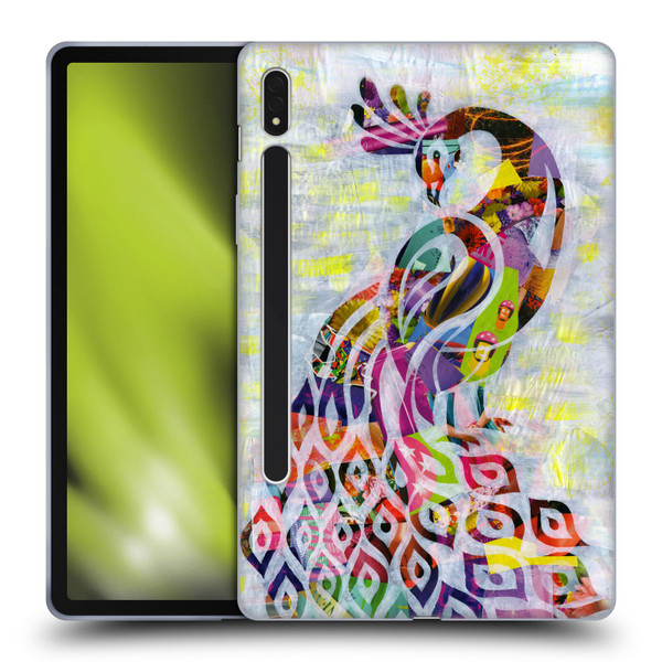 Artpoptart Animals Peacock Soft Gel Case for Samsung Galaxy Tab S8