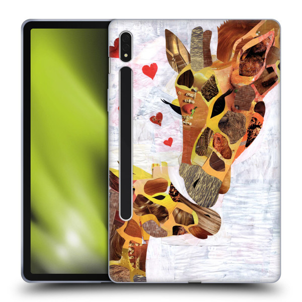 Artpoptart Animals Sweet Giraffes Soft Gel Case for Samsung Galaxy Tab S8