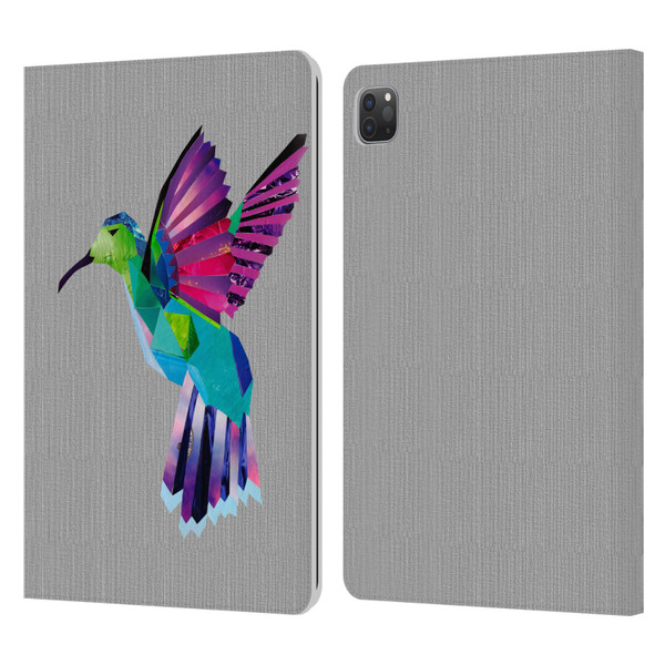 Artpoptart Animals Hummingbird Leather Book Wallet Case Cover For Apple iPad Pro 11 2020 / 2021 / 2022