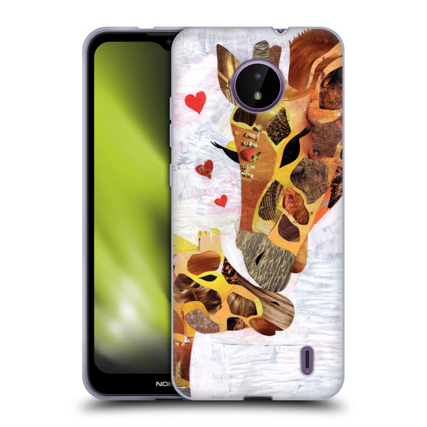 Artpoptart Animals Sweet Giraffes Soft Gel Case for Nokia C10 / C20