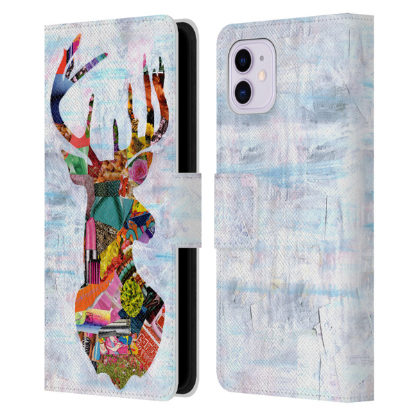 Artpoptart Animals Deer Leather Book Wallet Case Cover For Apple iPhone 11