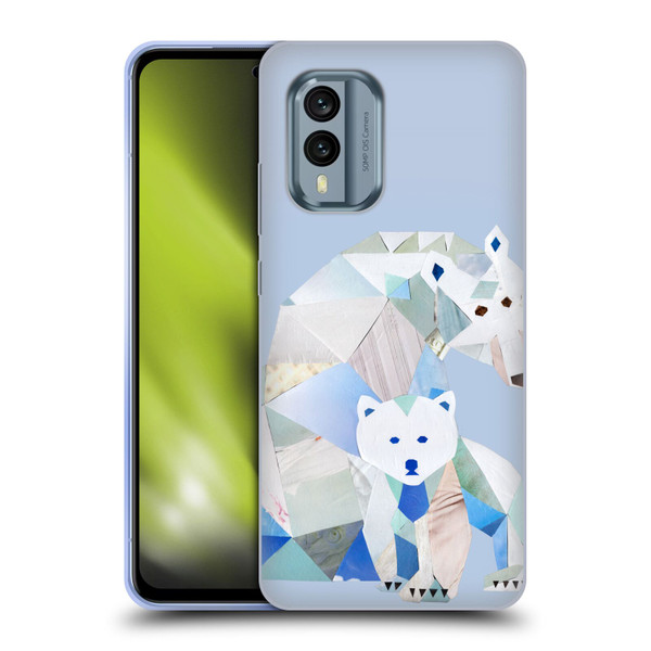 Artpoptart Animals Polar Bears Soft Gel Case for Nokia X30