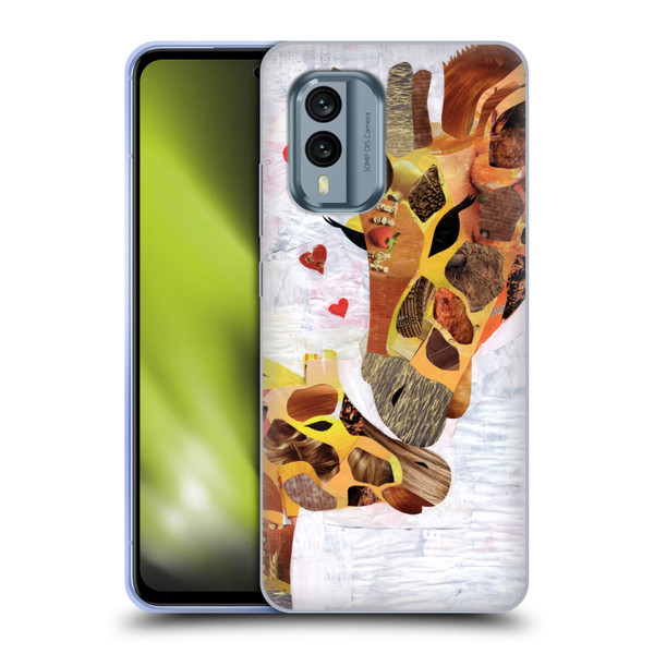 Artpoptart Animals Sweet Giraffes Soft Gel Case for Nokia X30