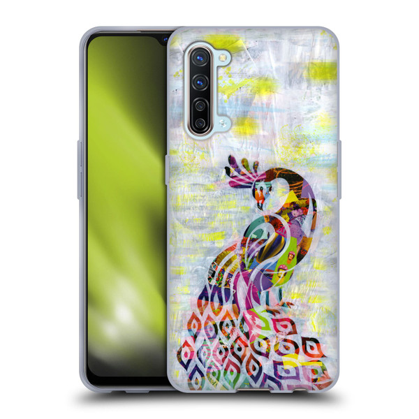 Artpoptart Animals Peacock Soft Gel Case for OPPO Find X2 Lite 5G