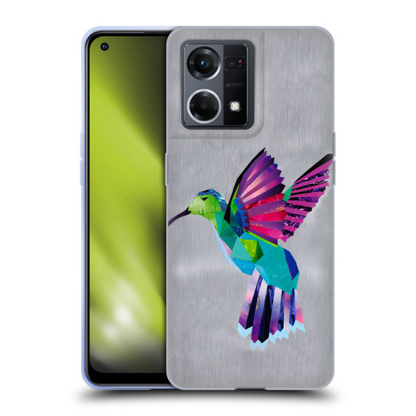 Artpoptart Animals Hummingbird Soft Gel Case for OPPO Reno8 4G