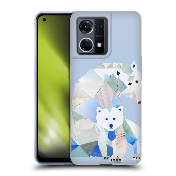 Artpoptart Animals Polar Bears Soft Gel Case for OPPO Reno8 4G