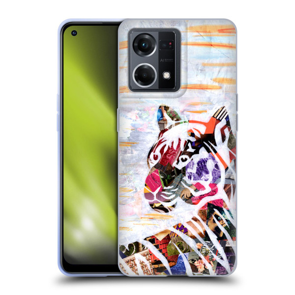 Artpoptart Animals Tiger Soft Gel Case for OPPO Reno8 4G