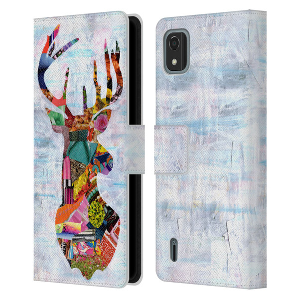 Artpoptart Animals Deer Leather Book Wallet Case Cover For Nokia C2 2nd Edition
