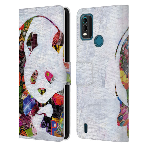Artpoptart Animals Panda Leather Book Wallet Case Cover For Nokia G11 Plus