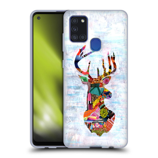 Artpoptart Animals Deer Soft Gel Case for Samsung Galaxy A21s (2020)