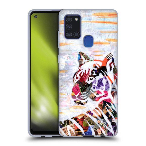 Artpoptart Animals Tiger Soft Gel Case for Samsung Galaxy A21s (2020)