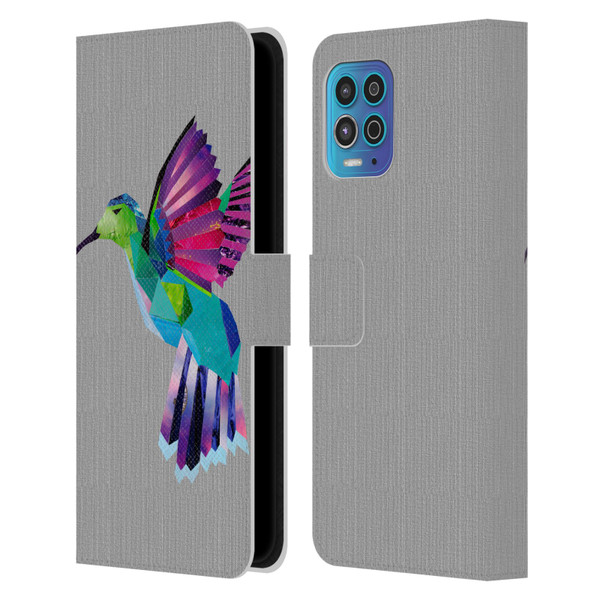Artpoptart Animals Hummingbird Leather Book Wallet Case Cover For Motorola Moto G100