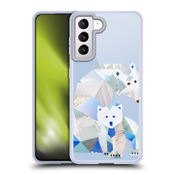 Artpoptart Animals Polar Bears Soft Gel Case for Samsung Galaxy S21 5G