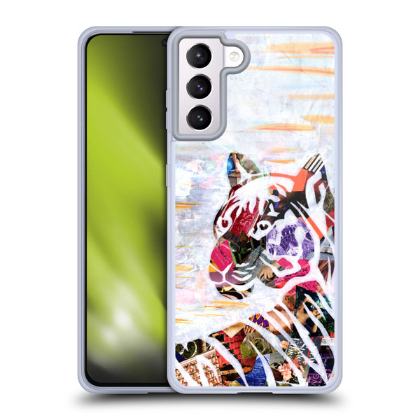 Artpoptart Animals Tiger Soft Gel Case for Samsung Galaxy S21+ 5G